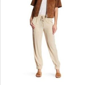 Theory Cortlandt Silk Jogger Pants